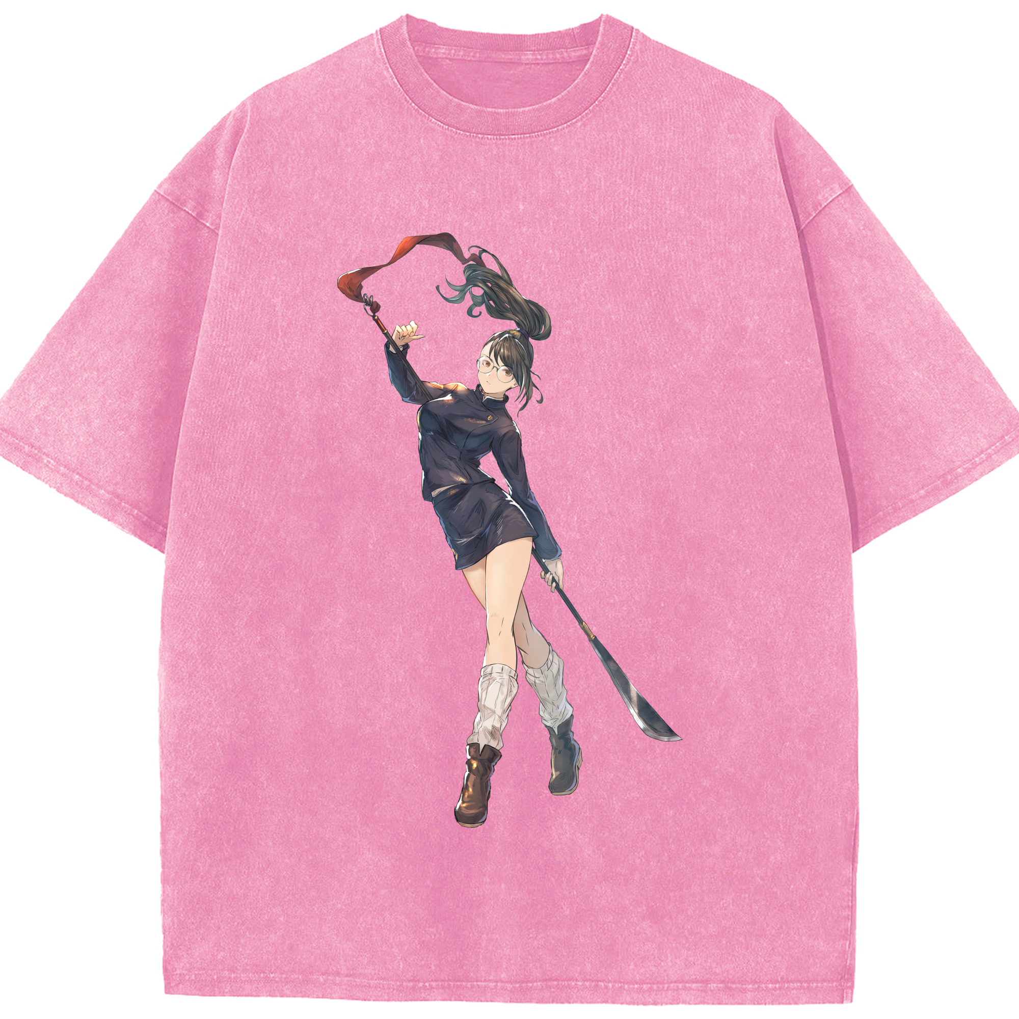 （画像用） 呪術廻戦 Jujutsu Kaisen 綿100% ヴィンテージ風 半袖Tシャツ（フロントプリント）